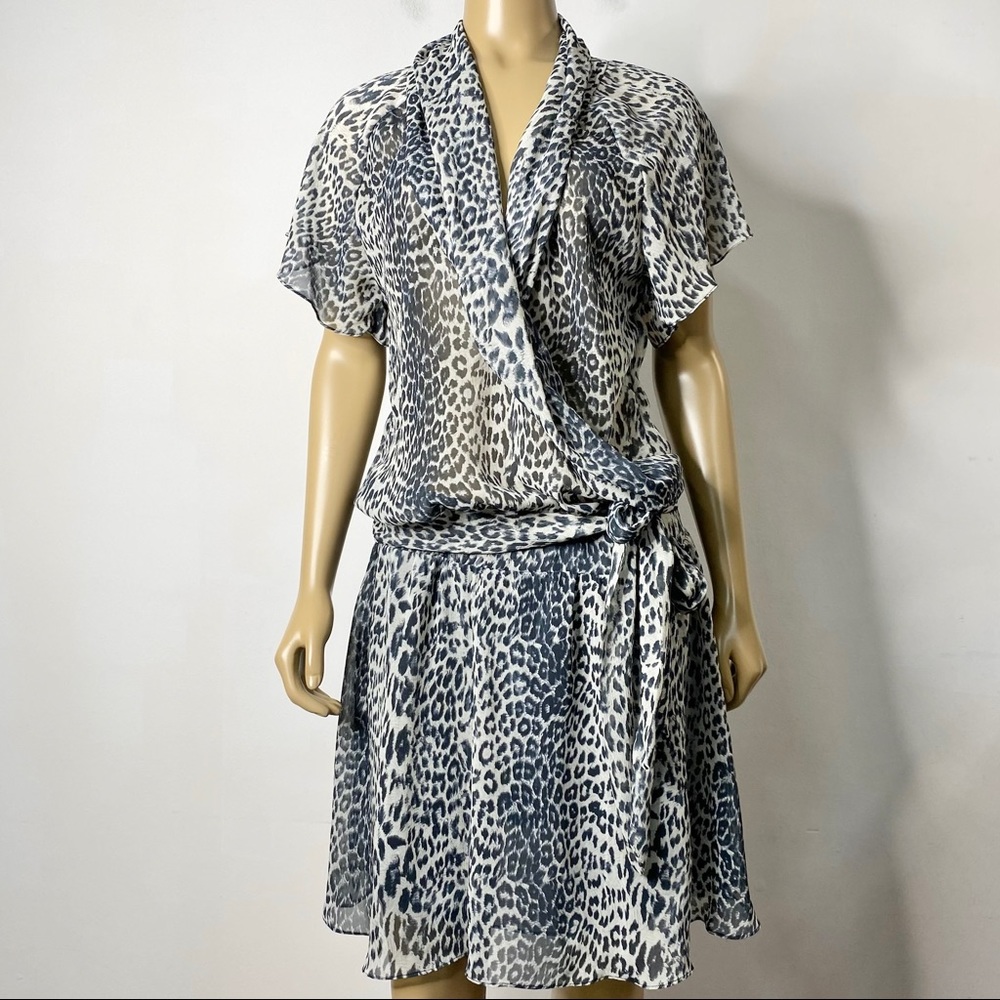 Shop 126 Raquel Alt Women’s Size 40 Sheer Leopard Print Dress